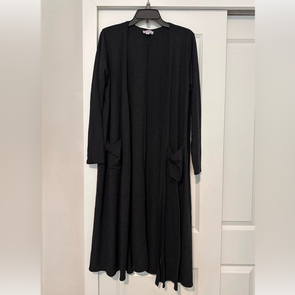 LulaRoe black Sarah Cardigan